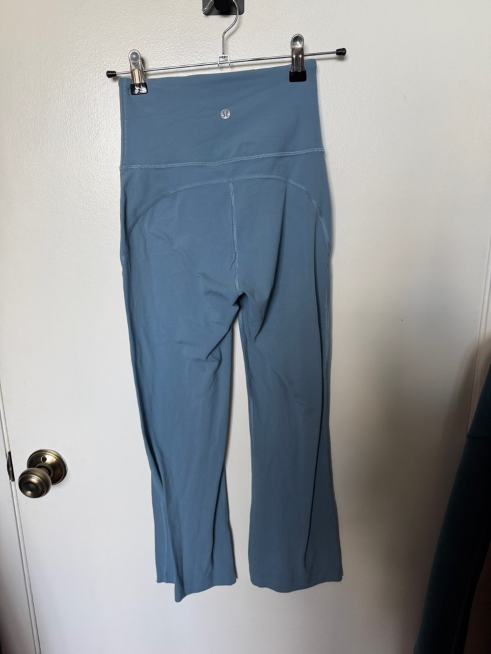 lululemon Groove Nulu high rise Boot-Cut Flare Leggings in Dusty Blue - Picture 5 of 7